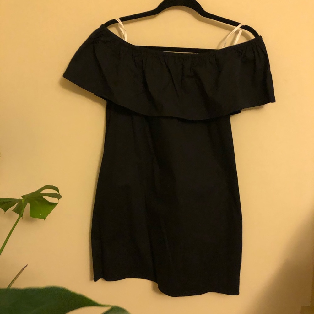 Off the Shoulder Dress with Pockets